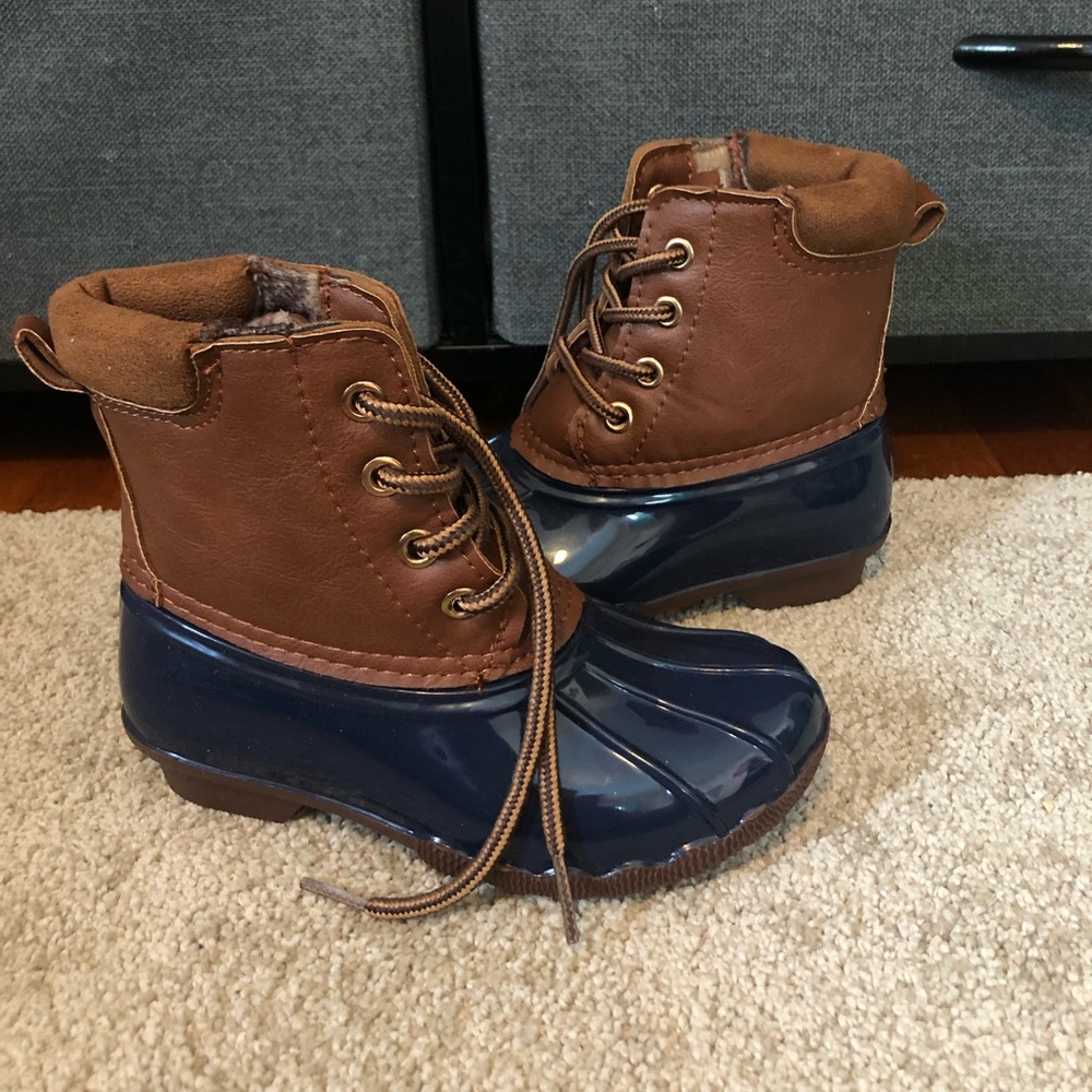 Toddler Duck boots 11c